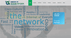Desktop Screenshot of green-itnetworks.com